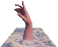 Hand from Earth